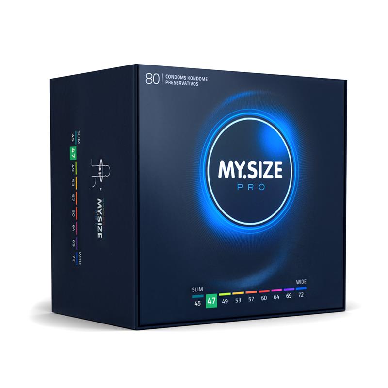 MY SIZE - PRO CONDOMS 47 MM 80 UNITS