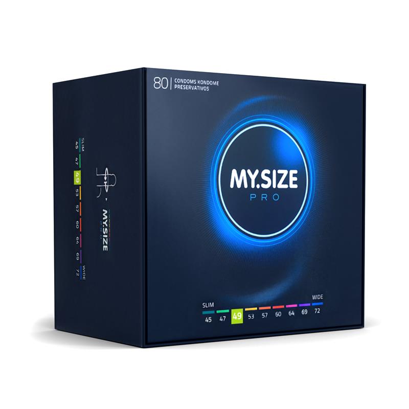 MY SIZE - PRO CONDOMS 49 MM 80 UNITS
