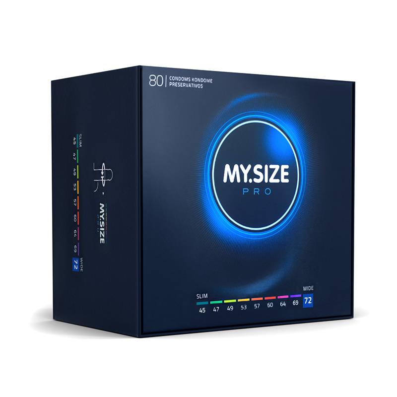 MY SIZE - PRO CONDOMS 72 MM 80 UNITS