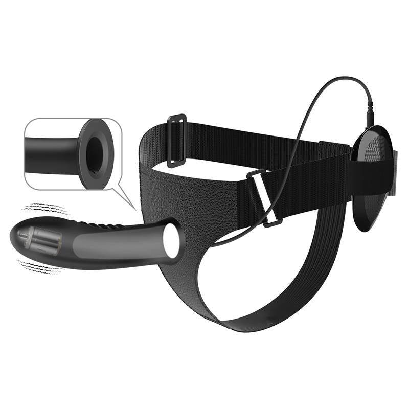 PRETTYLOVE - MYRON STRAP-ON WITH VIBRATING DILDO 7.2