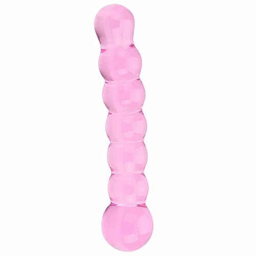SPECTRUM - RIBBED GLASS DILDO