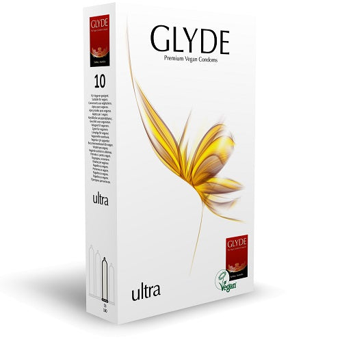 GLYDE VEGAN CONDOMS - GLYDE ULTRA VEGAN CONDOMS 10 PACK