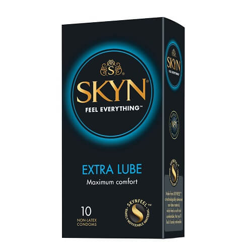 MATES - SKYN EXTRA LUBRICATED NON LATEX CONDOMS 10 PACK
