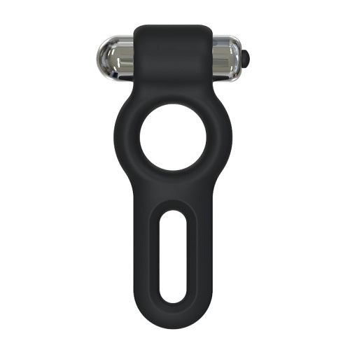 JOYRINGS - SILICONE VIBRATING COCK AND BALL RING