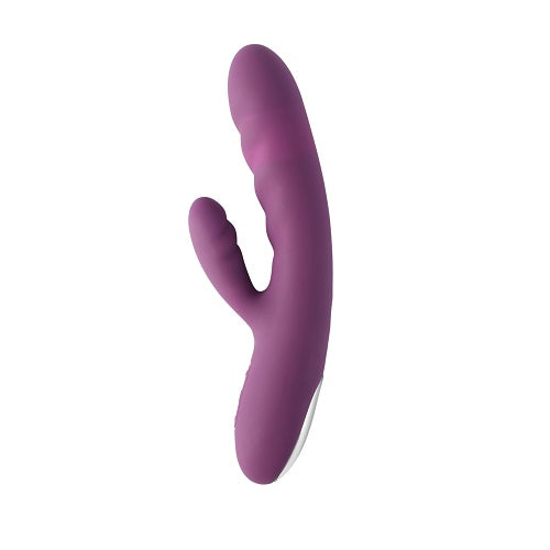 SVAKOM - Avery Thrusting Vibrator with Clitoral Stimulator