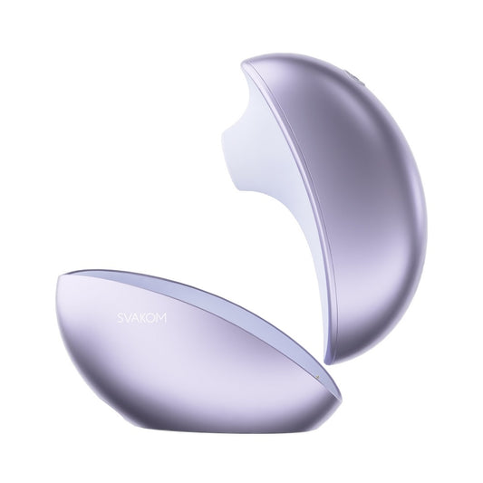 SVAKOM - Galaxie Suction Vibrator with Mood Projector Metallic Lilac