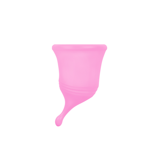 FEMINTIMATE - EVE MENSTRUAL CUP WITH CURVED STEM MEDIUM