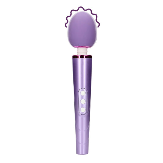 GENERIC - Rechargeable Wand Vibrator Metallic Purple