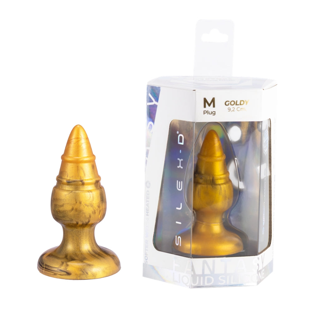 SILEXD - FANTASY COLLECTION GOLDY BUTT PLUG MEDIUM