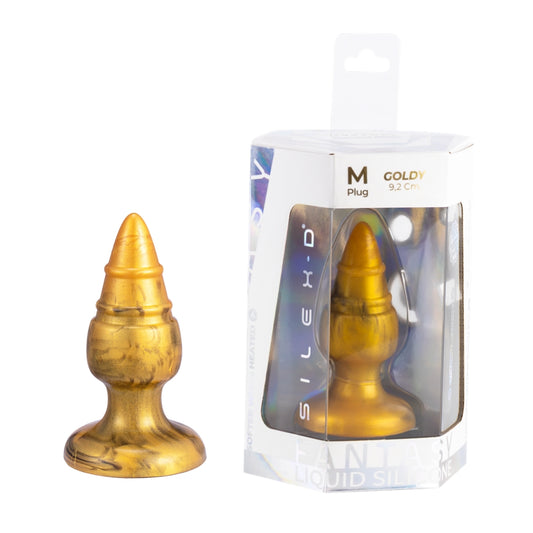SILEXD - FANTASY COLLECTION GOLDY BUTT PLUG MEDIUM