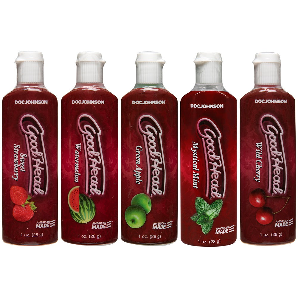 DOC JOHNSON - GOOD HEAD ULTIMATE BLOW JOB GEL 5 PACK