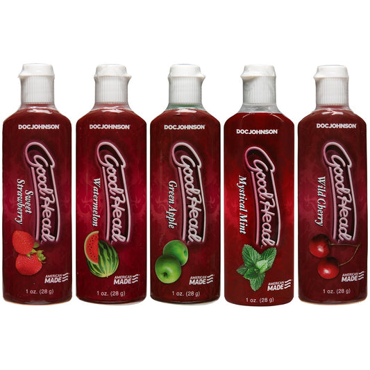 DOC JOHNSON - GOOD HEAD ULTIMATE BLOW JOB GEL 5 PACK
