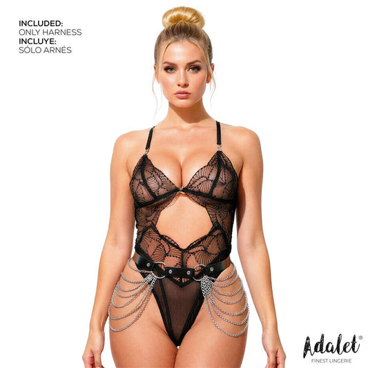 ADALET LINGERIE - NADINE BELT HARNESS CHAIN ONE SIZE