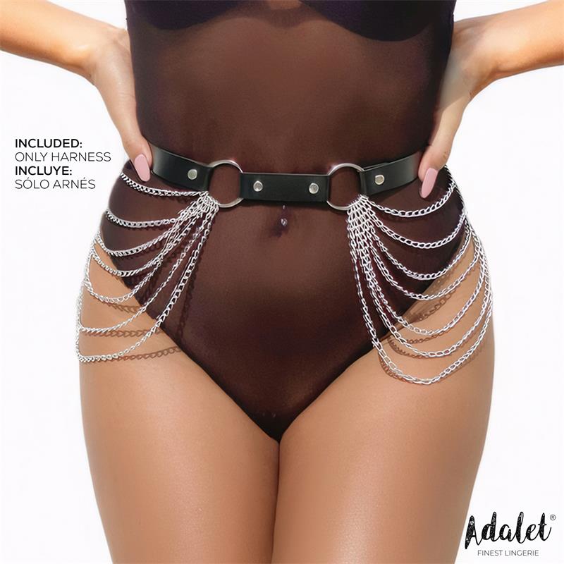 ADALET LINGERIE - NADINE BELT HARNESS CHAIN ONE SIZE