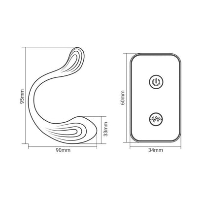 INTOYOU - NAMI VIBRATING EGG REMOTE CONTROL UNIBODY