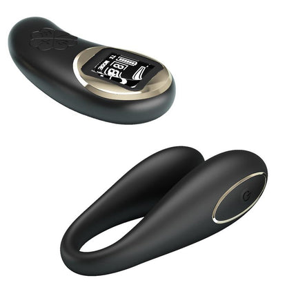 PRETTYLOVE - NATHAN COUPLE TOY WITH DIGITAL SCREEN REMOTE