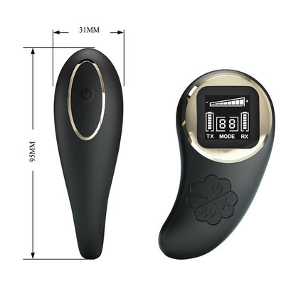 PRETTYLOVE - NATHAN COUPLE TOY WITH DIGITAL SCREEN REMOTE