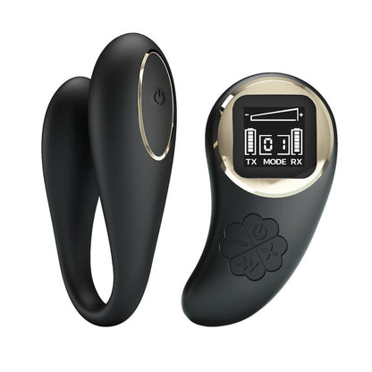 PRETTYLOVE - NATHAN COUPLE TOY WITH DIGITAL SCREEN REMOTE