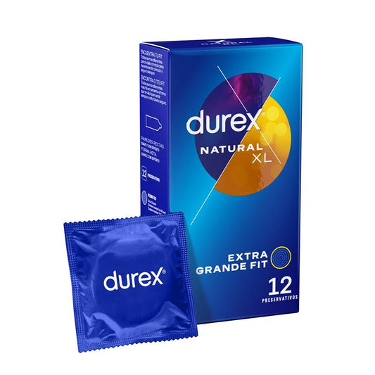 DUREX - NATURAL XL CONDOMS 12 UNITS