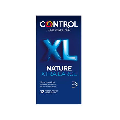 CONTROL - ADAPTA NATURE XL CONDOMS 12 UNITS