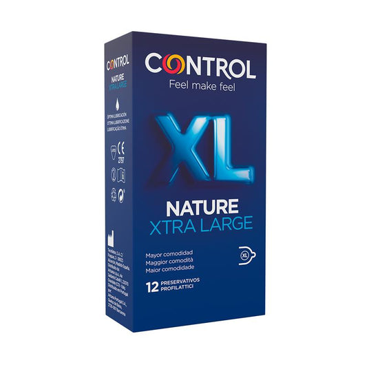 CONTROL - ADAPTA NATURE XL CONDOMS 12 UNITS