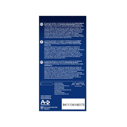 CONTROL - NATURE XTRA LUBE 12 UDS CLAVE 6