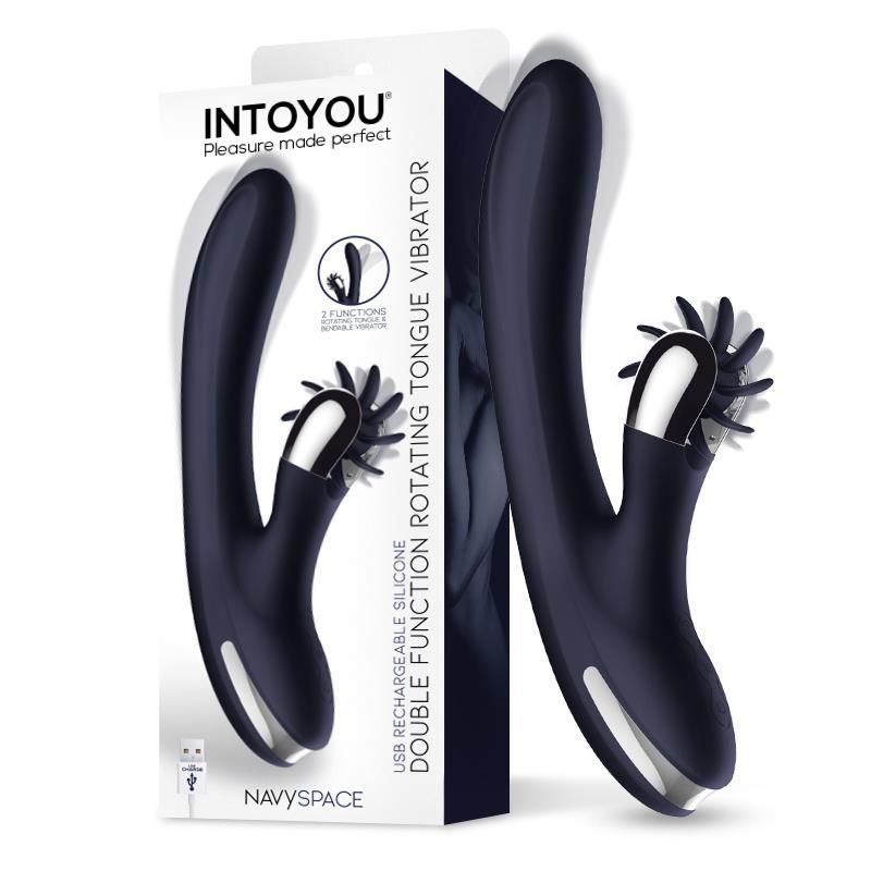 INTOYOU - NAVYSPACE VIBE WITH ROTATING TONGUES BLUE