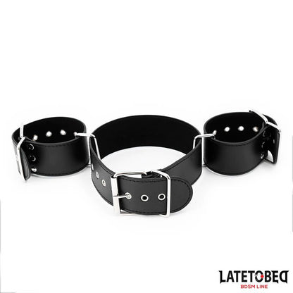 LATETOBED BDSM LINE - NECK AND WRIST CUFF