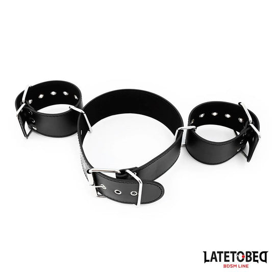 LATETOBED BDSM LINE - NECK AND WRIST CUFF
