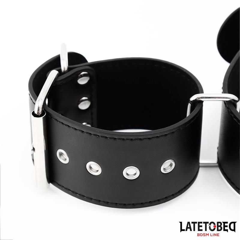 LATETOBED BDSM LINE - NECK AND WRIST CUFF