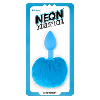 NEON - BUTT PLUG BUNNY TAIL BLUE
