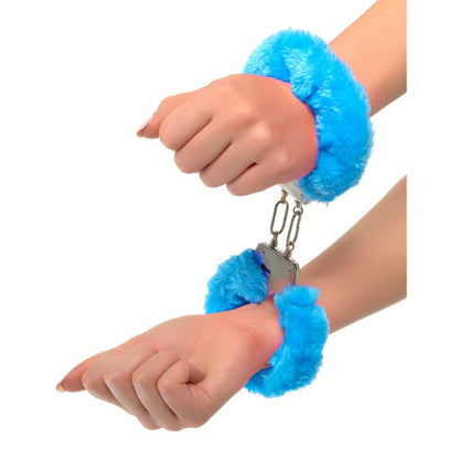 NEON - FURRY CUFFS BLUE