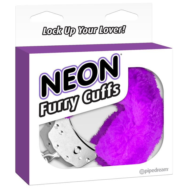 NEON - FURRY CUFFS PURPLE