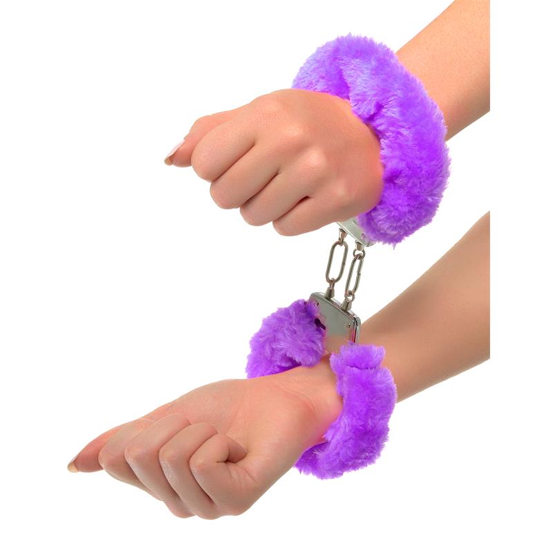 NEON - FURRY CUFFS PURPLE