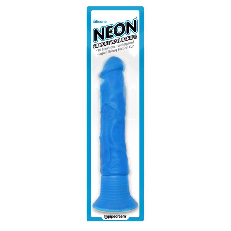 NEON - SILICONE VIBE WALL BANGER BLUE