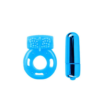 NEON - VIBRATING COUPLES KIT BLUE