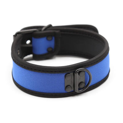 A-GUSTO - NEOPRENE PUPPY COLLAR ADJUSTABLE BLUE