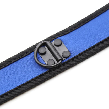 A-GUSTO - NEOPRENE PUPPY COLLAR ADJUSTABLE BLUE