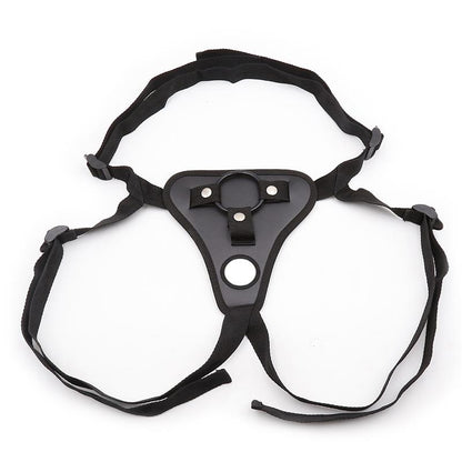 LATETOBED BDSM LINE - NEOPRENE STRAP ON WITH SILICONE RING ADJUSTABLE