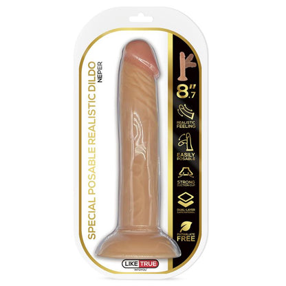 LIKETRUE - NEPER ARTICULABLE-POSABLE REALISTIC DILDO 8.7 FLESH