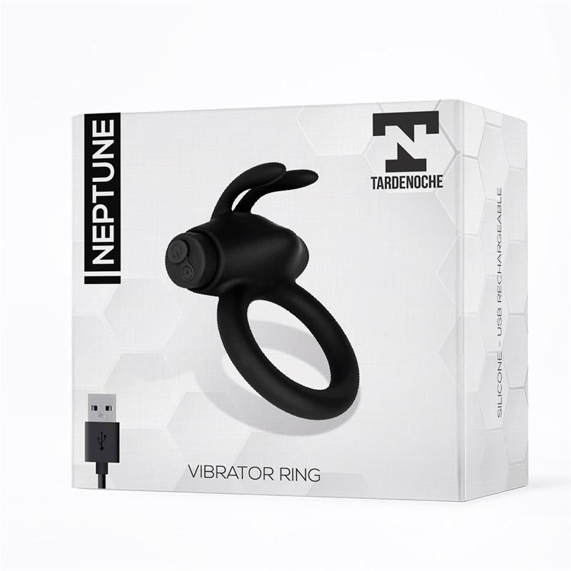 TARDENOCHE - NEPTUNE VIBRATING RING SILICONE RECHARGABLE USB