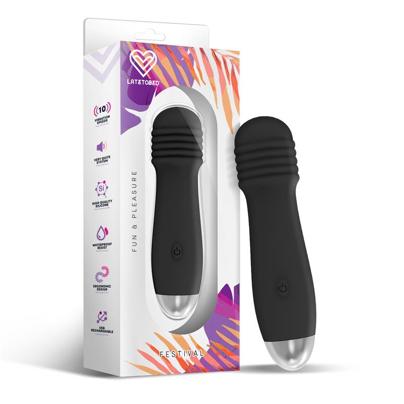 FESTIVAL - NESTA STIMULATOR 10 SPEEDS BLACK