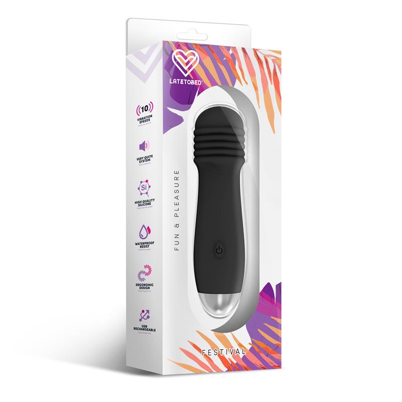 FESTIVAL - NESTA STIMULATOR 10 SPEEDS BLACK