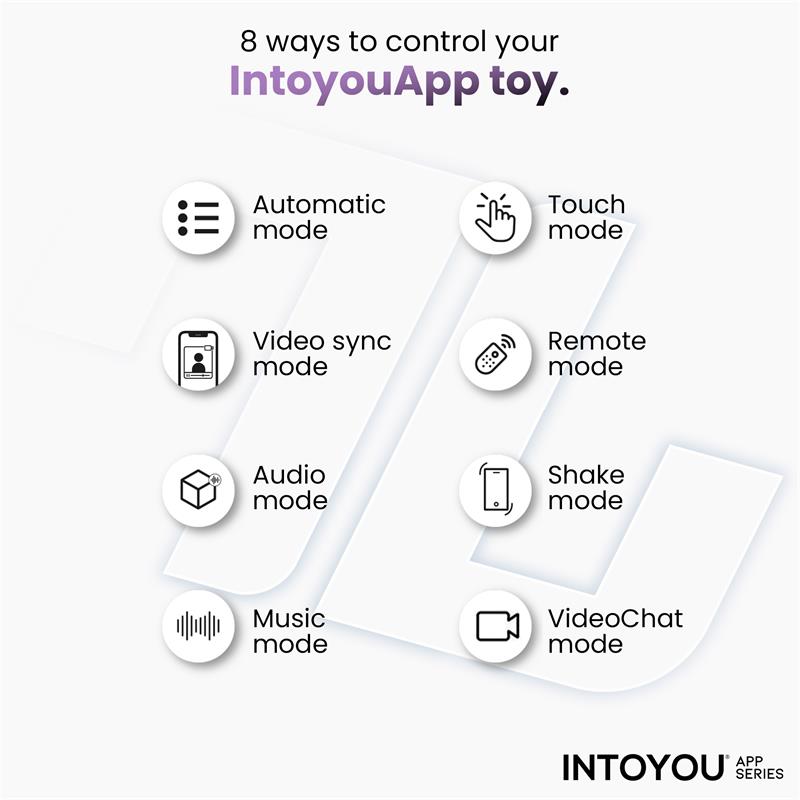 INTOYOU APP SERIES - NEXEGG MOTION VIBRATING EGG WITH THRUSTING APP LILAC/PISTACHIO
