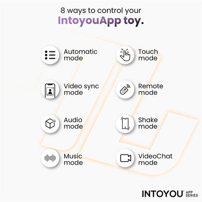 INTOYOU APP SERIES - NEXEGG MOTION VIBRATING EGG WITH THRUSTING APP ORANGE/PINK