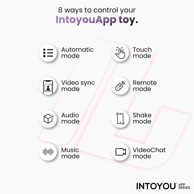 INTOYOU APP SERIES - NEXEGG MOTION VIBRATING EGG WITH THRUSTING APP PINK/TURQUOISE