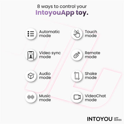 INTOYOU APP SERIES - NEXEGG MOTION VIBRATING EGG WITH THRUSTING APP PINK/TURQUOISE