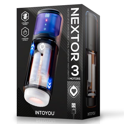 INTOYOU - NEXTOR ADVANCED AUTOMATIC MASTURBATOR WITH RUBBING AND HEAT FUNCTION