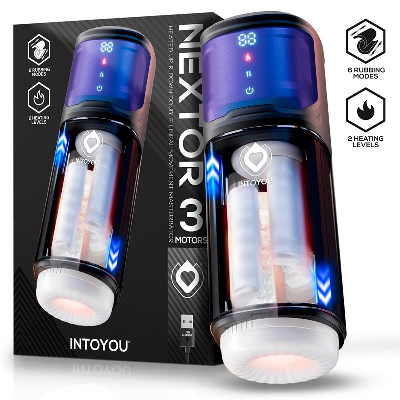INTOYOU - NEXTOR ADVANCED AUTOMATIC MASTURBATOR WITH RUBBING AND HEAT FUNCTION
