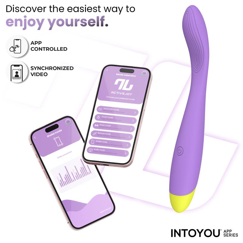 INTOYOU APP SERIES - NEYA G-SPOT VIBRATOR WITH APP PURPLE